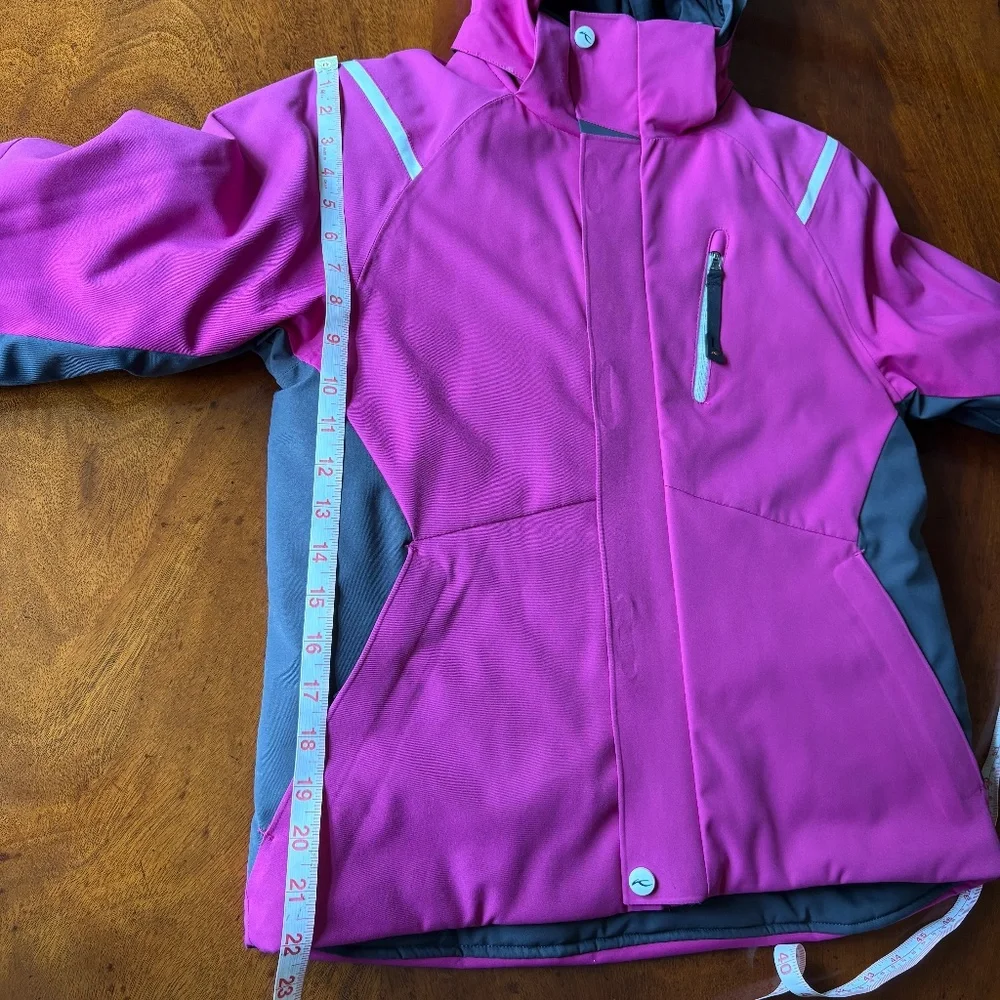 KJUS ski jacket magenta gray 10-12